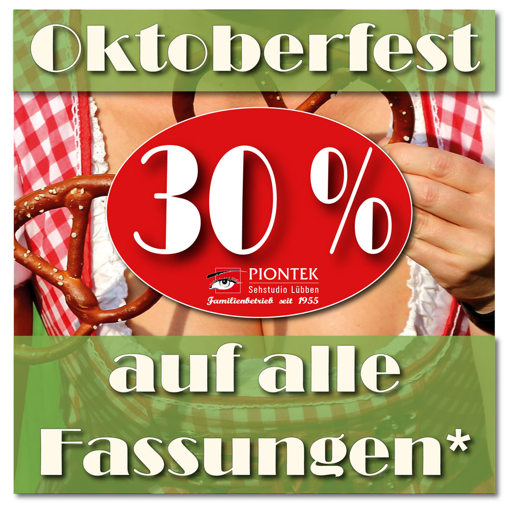 Oktoberfest bei Augenoptik Piontek	